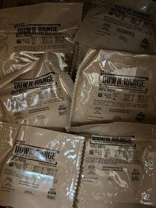 DOWN RANGE Maple Mocha Military Tri-Laminate Packaging